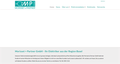 Desktop Screenshot of morisset-partner.ch